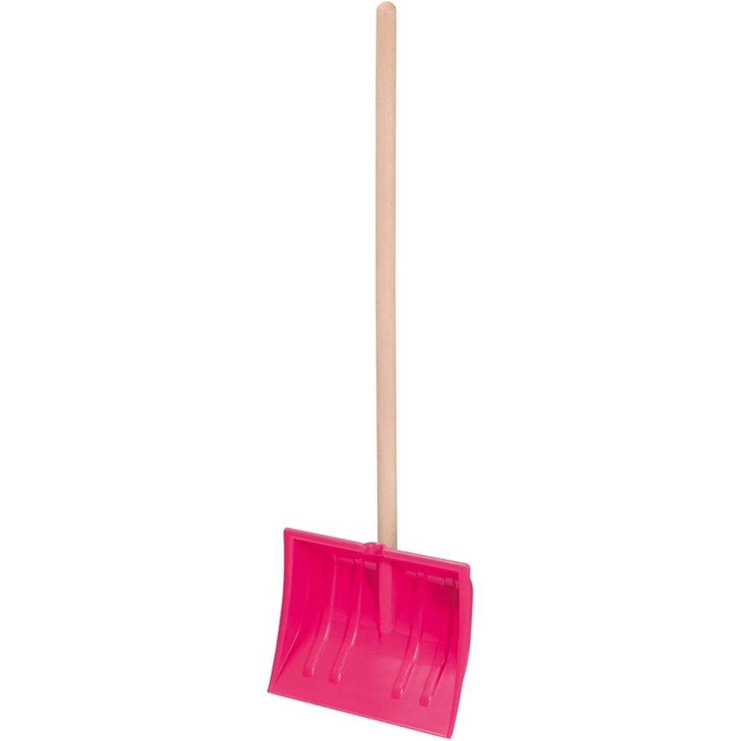 Prosperplast Schneeschaufel, für Kinder, Holzgriff, rosa, Igloo Comfort