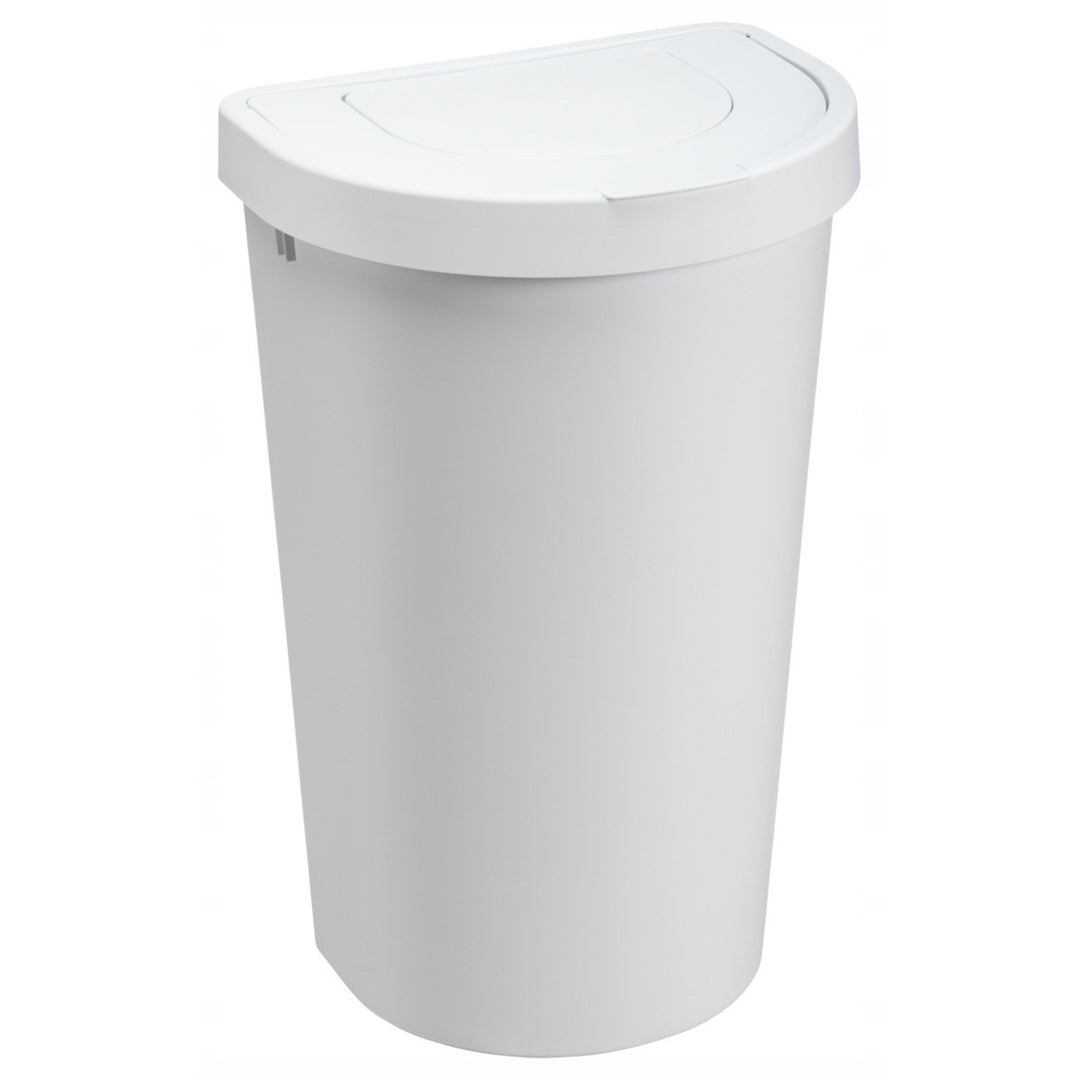 Plast Team Abfalleimer mit Schwingdeckel, weiß, 45 l, Seattle Swing