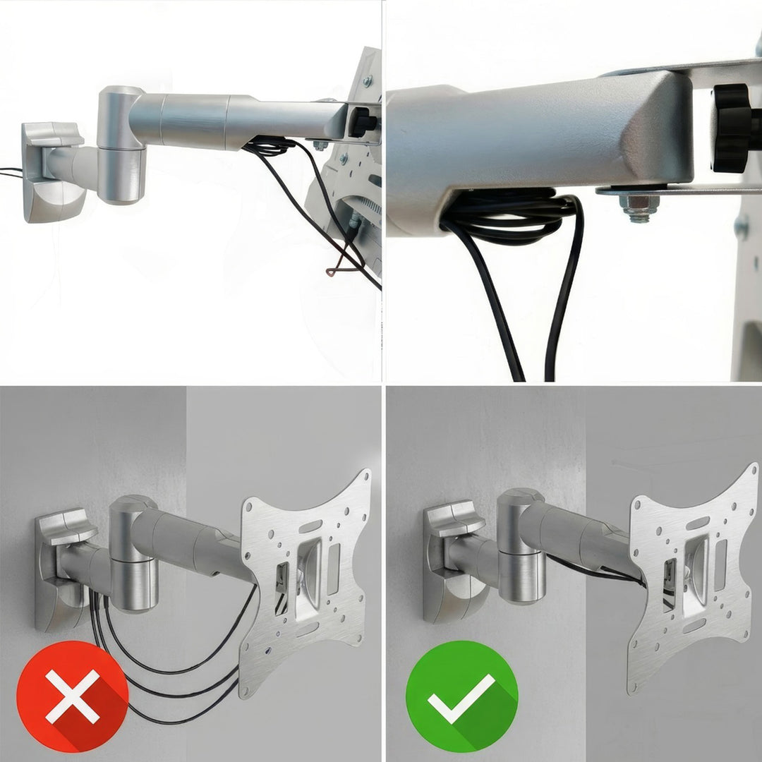 Halterung für Fernseher oder Monitor Maclean, universell, max. VESA 200x200, 23-50", 30 kg, silber, MC-503A S