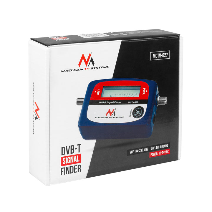 DVB-T TV Messgerät ETUI 30cm Kabel MCTV-627  Analoganzeige