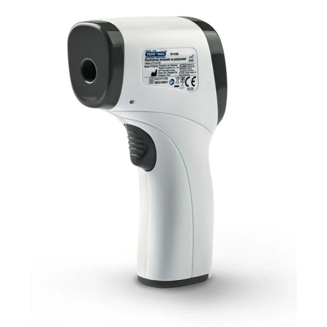 Tech-Med berührungsloses Thermometer, LCD-Anzeige, Speicher für 32 Ergebnisse, TM-F03BB