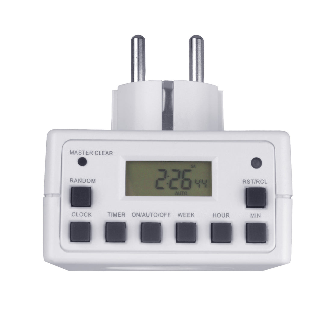 Maclean Energy MCE30 Programmierbare digitale Zeitschaltuhr 3600W 10 Programme