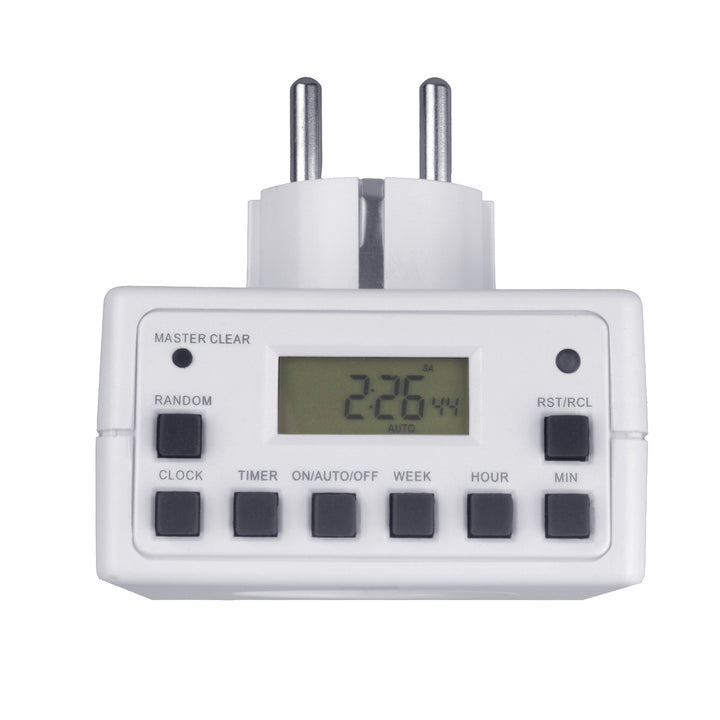 Maclean Energy MCE30 Programmierbare digitale Zeitschaltuhr 3600W 10 Programme