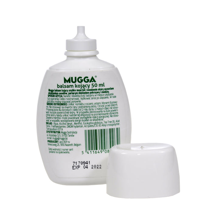 Mugga 50ml Soothing Balm Lotion für Insektenstiche Insektenbisse Verbrennungen Ideal für Insektenstiche, Insektenbisse und Verbrennungen. Verhindert, dass aufkratzen und beschleunigt den Heilungsprozess.