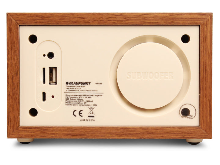Radio Holz Radiowecker Hölzernes FM Radio FM / AUC HR5BR Blaupunkt