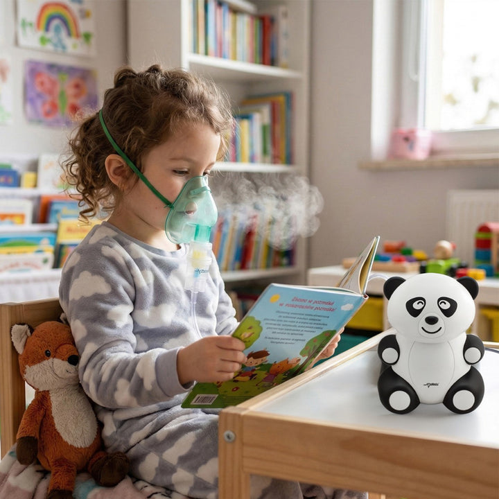 Promedix PR-812 Inhaliergerät Set für Kinder - Panda