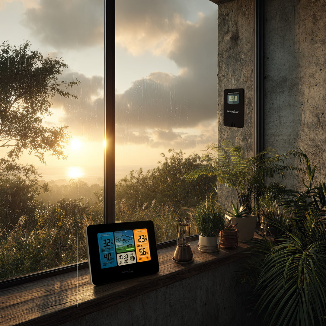 GreenBlue GB522 Wetterstation mit drahtlosem Wi-Fi mit dem Farbdisplay