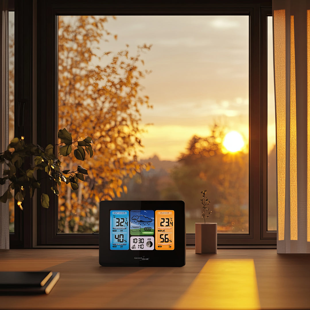 GreenBlue GB522 Wetterstation mit drahtlosem Wi-Fi mit dem Farbdisplay