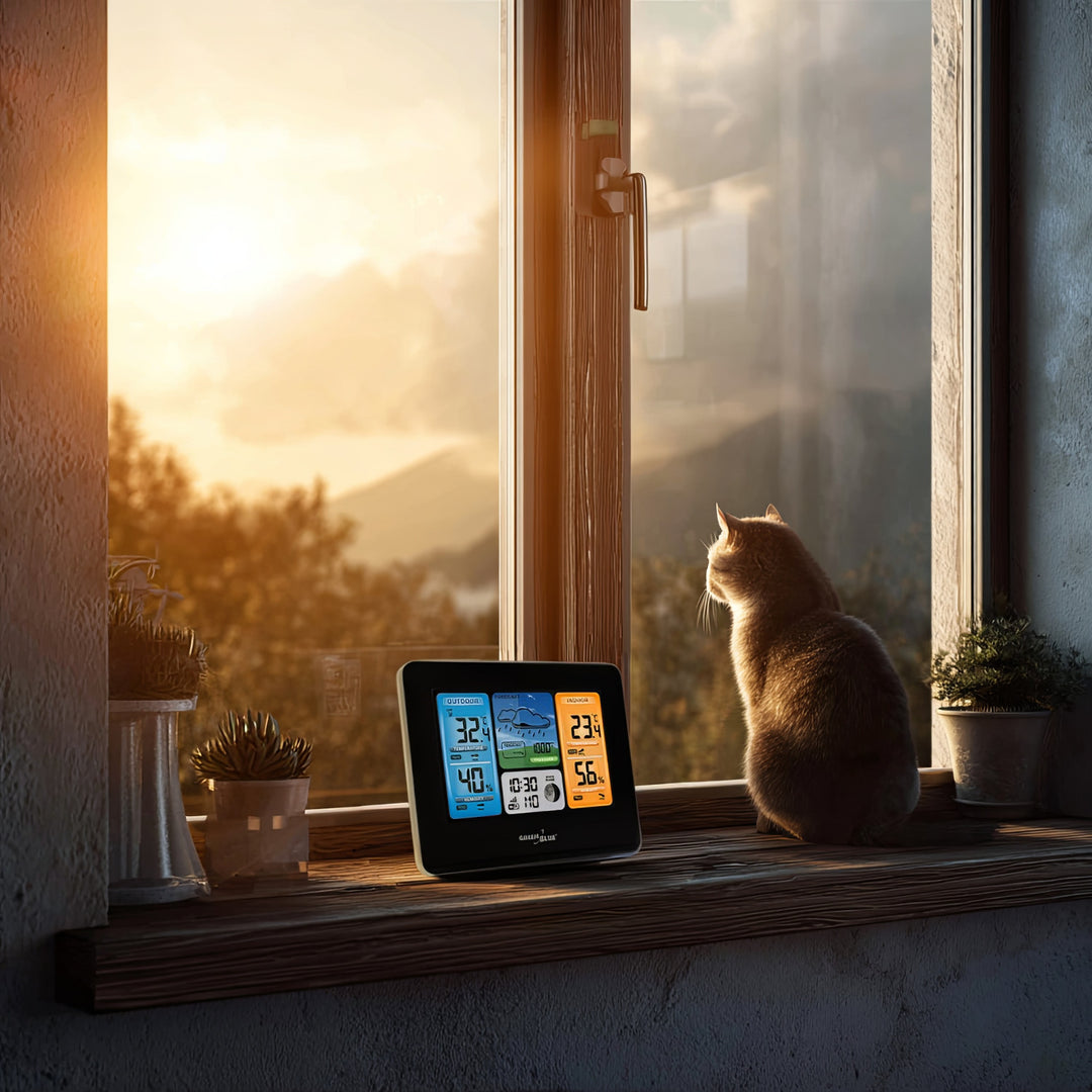 GreenBlue GB522 Wetterstation mit drahtlosem Wi-Fi mit dem Farbdisplay