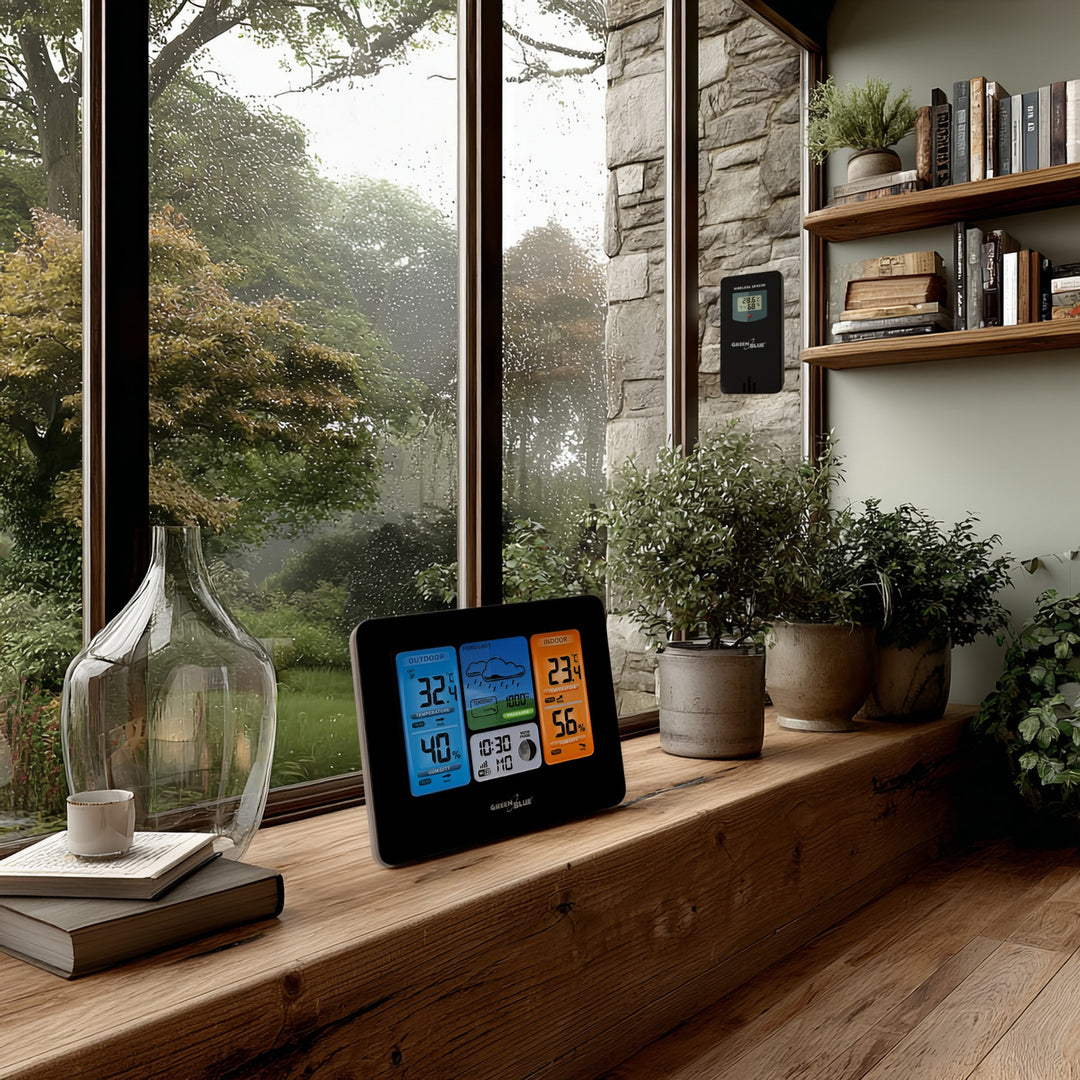 GreenBlue GB522 Wetterstation mit drahtlosem Wi-Fi mit dem Farbdisplay