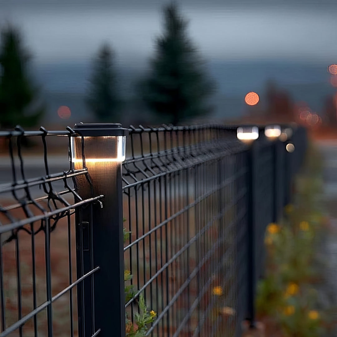 GreenBlue LED-Solarmastleuchte, 60x60mm, Hüllkurve, GB126