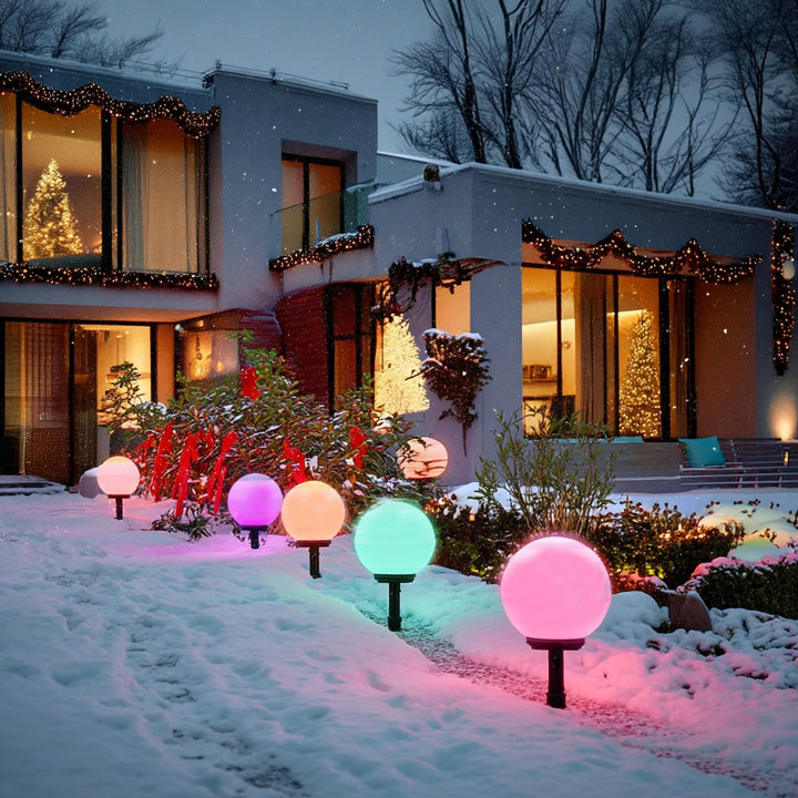 GreenBlue GB122 Freistehende LED Solar-Gartenlampe 1,2 V IP44 mehrfarbig