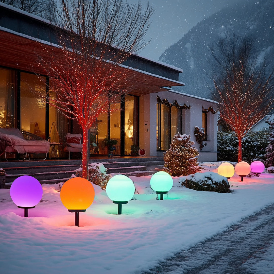 GreenBlue GB122 Freistehende LED Solar-Gartenlampe 1,2 V IP44 mehrfarbig