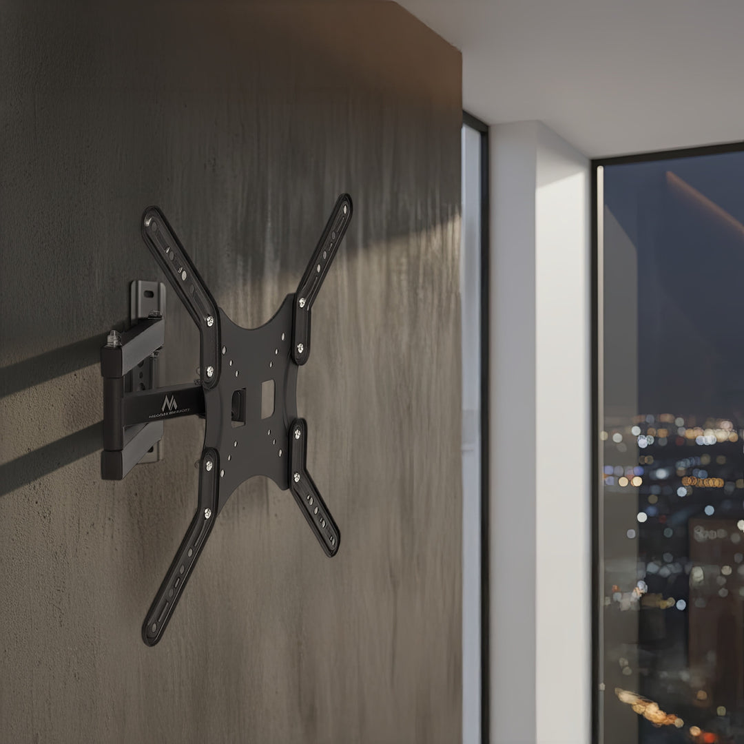 Fernseher &amp; Monitor Wandhalterung Halter VESA 75-400 30kg Drehbar Neigbar MC-759