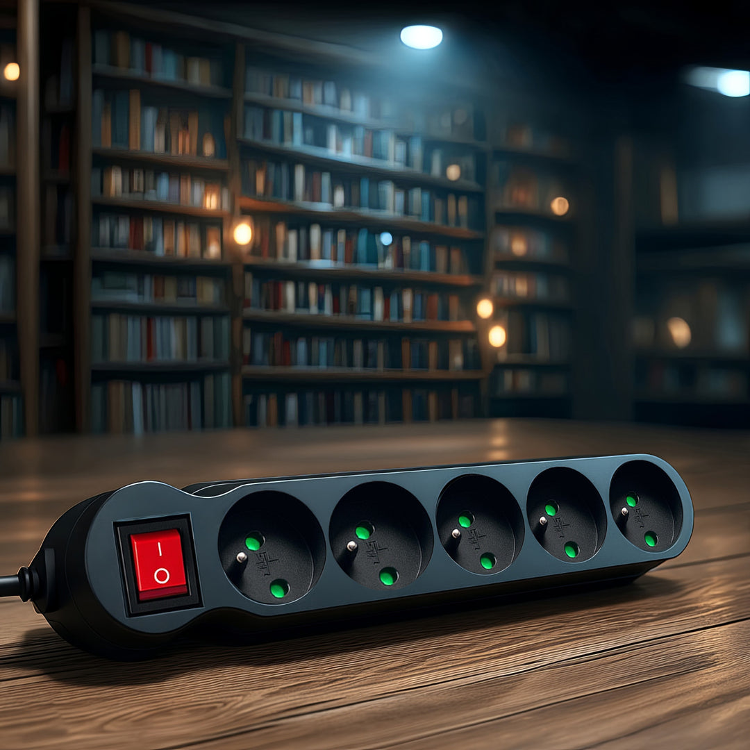 Maclean Steckdosenleiste MCE183 5 Steckdosen Verlängerungskabel mit Schalter