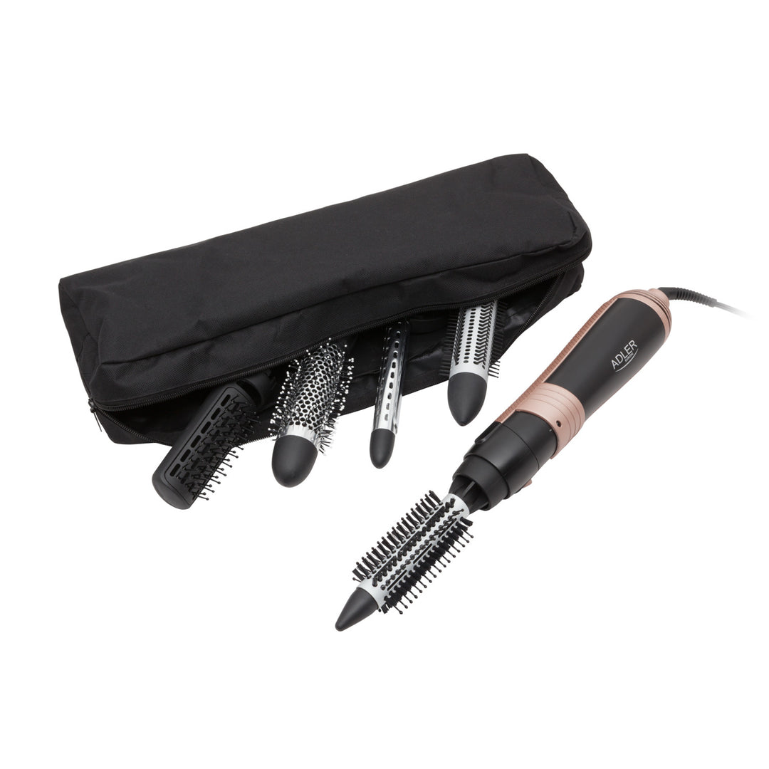 Adler Lockenstab, multifunktional, 6 Aufsätze, 2 Temperaturstufen, 1000W, AD 2022