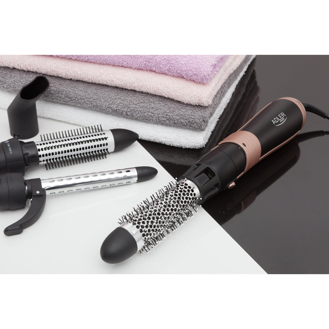 Adler Lockenstab, multifunktional, 6 Aufsätze, 2 Temperaturstufen, 1000W, AD 2022