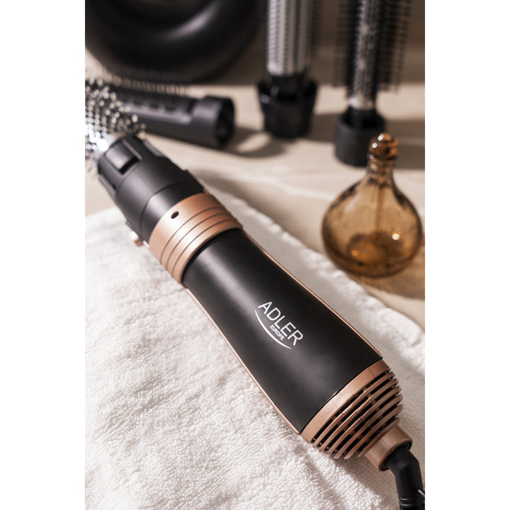 Adler Lockenstab, multifunktional, 6 Aufsätze, 2 Temperaturstufen, 1000W, AD 2022