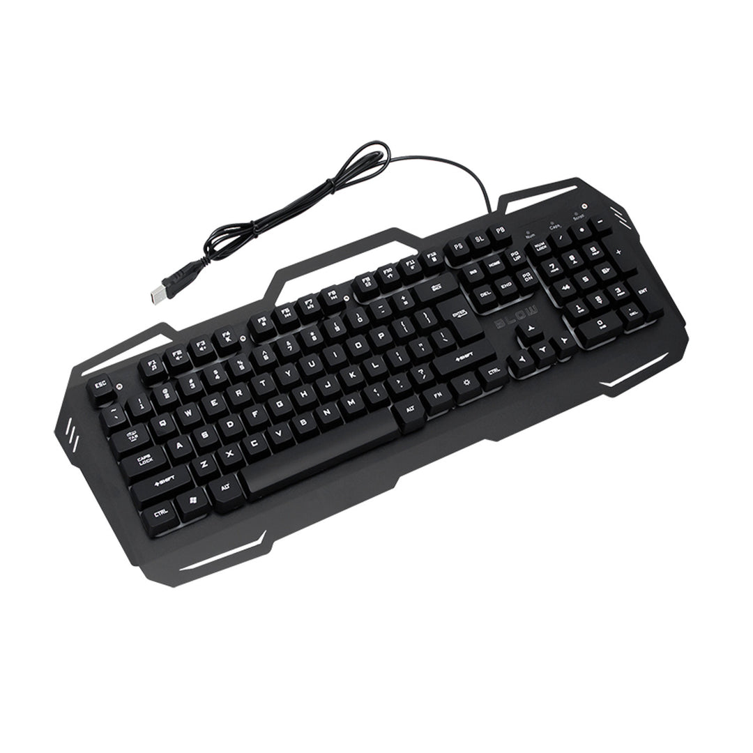 Beleuchtete Gaming-Tastatur BLOW Adrenaline Cold Steel