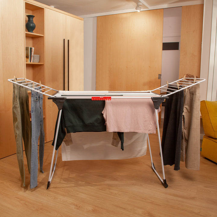 Vileda King Wäschetrockner mit dicken Aluminiumstangen