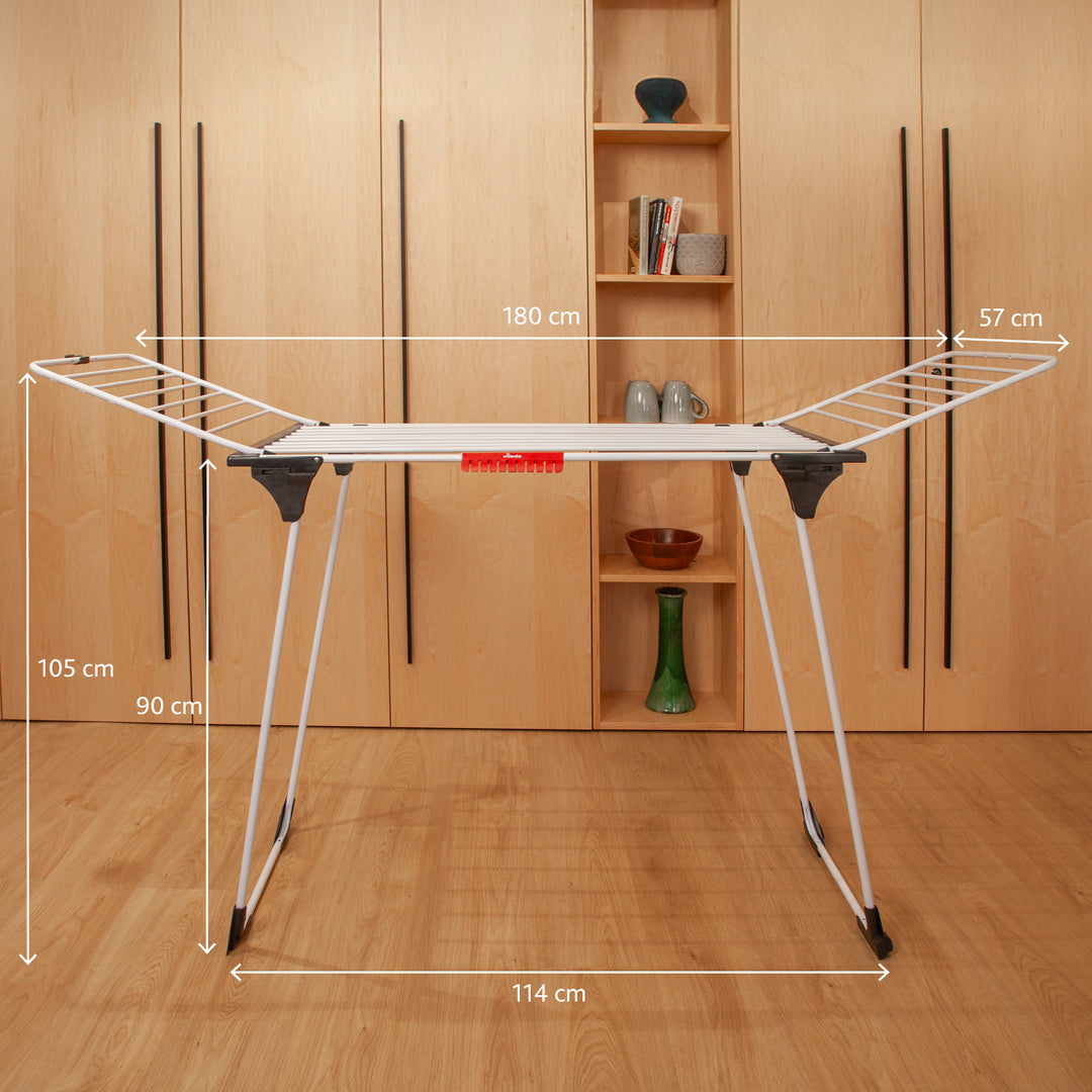 Vileda King Wäschetrockner mit dicken Aluminiumstangen