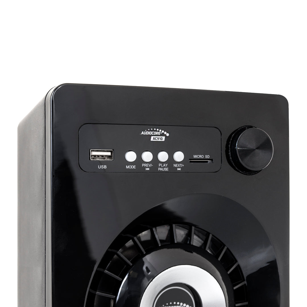 Audiocore AC910 2.1 Bluetooth Multimedia Lautsprechersystem Lautsprecher Subwoofer 280W P.M.P.O. Radio SD-Kartenslot AUX