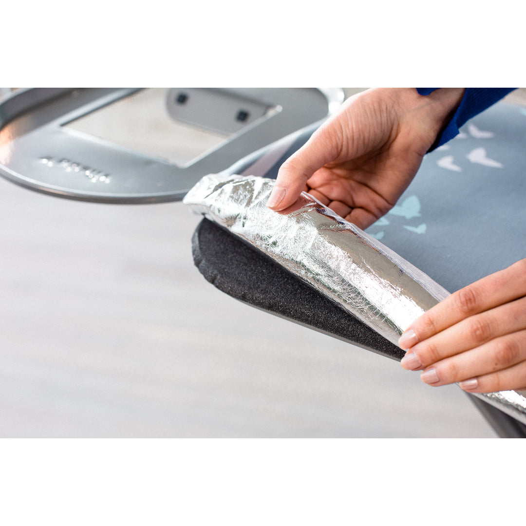 Bügelbrett Total Reflect Plus mit 100% Metallic-Beschichtung Bügeltisch