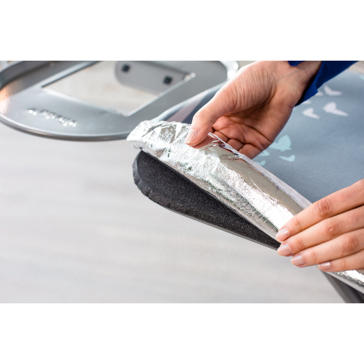 Bügelbrett Total Reflect Plus mit 100% Metallic-Beschichtung Bügeltisch