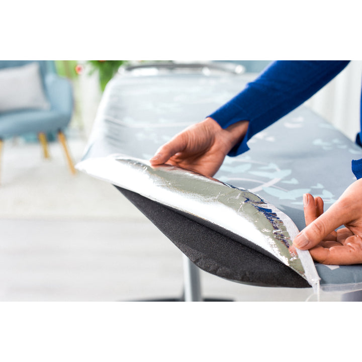 Bügelbrett Total Reflect Plus mit 100% Metallic-Beschichtung Bügeltisch