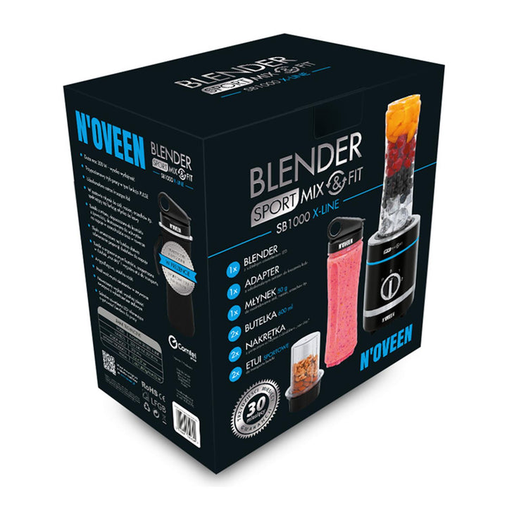 Standmixer Zerkleiner Noveen Sport Mix & Fit SB1000 Xline