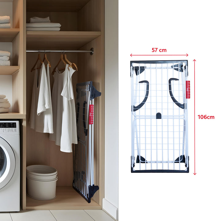 Wäschetrockner Vileda Premium 2in1 mit Flügelverriegelung
