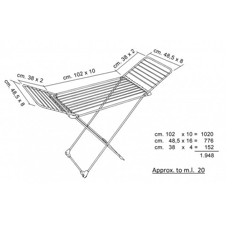 Waschmaschine Vileda 100, resistent gegen Rost und raue Wetterbedingungen