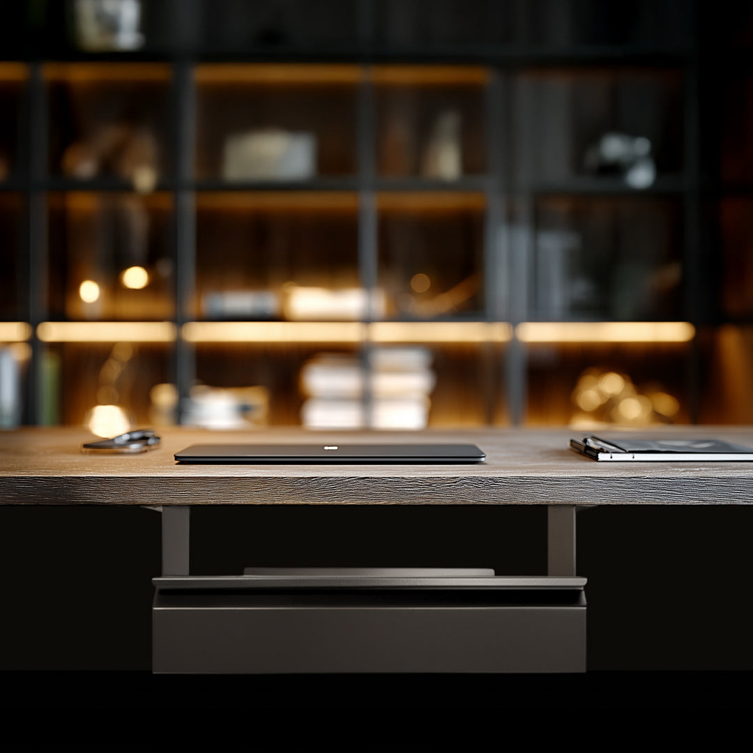 Maclean Brackets MC-875 Untertisch Schublade mit Regal bis max. 5kg Unterbau Unter Schreibtisch Halterung Hängeschublade …