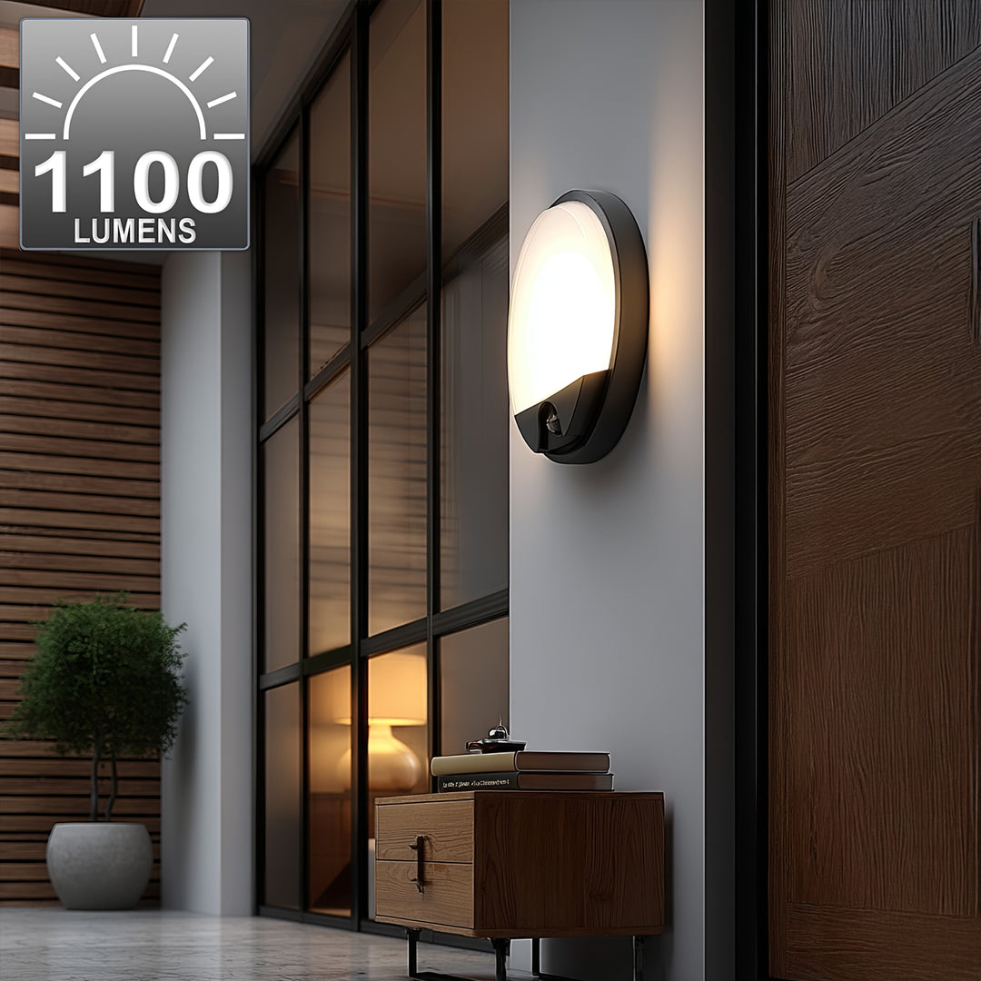 Maclean Energy MCE291 mit IR-Bewegungssensor u. Dämmerungsensor Grau