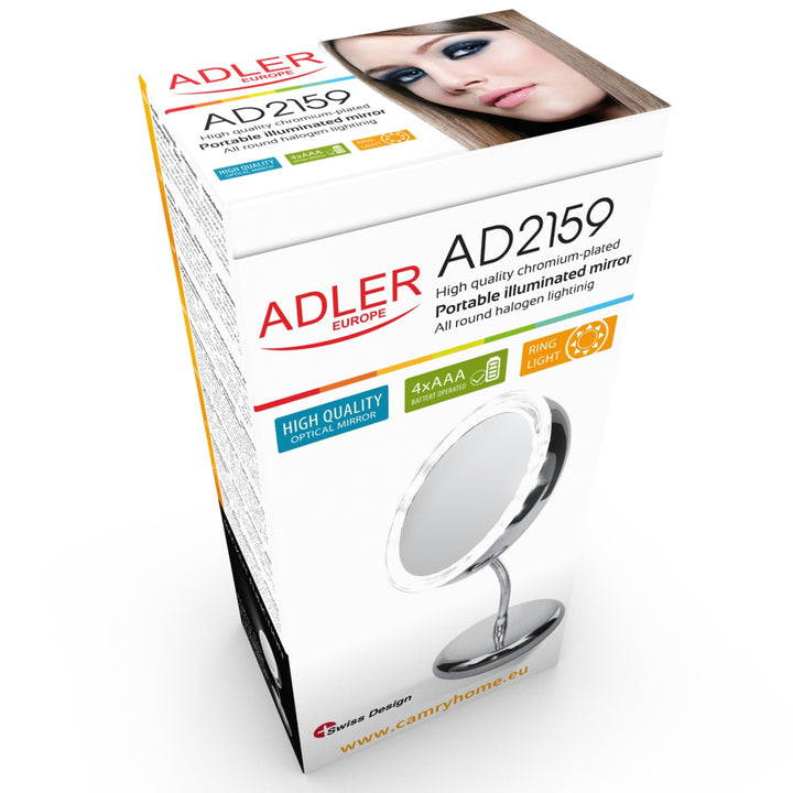 Kosmetikspiegel mit LED-Licht Adler AD 2159