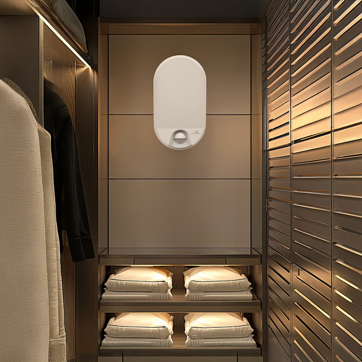 Maclean MCE340 LED-Lampe mit Infrarot-Bewegungssensor Wandleuchte Innen-/ Außenbeleuchtung 1100lm 15W IP54 Weiß