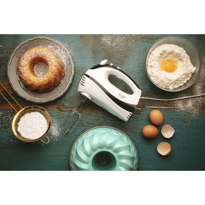 Küchenmixer Adler, Leistung 300 W, 5 Geschwindigkeitsstufen, Turbo-Funktion, AD 4205 b