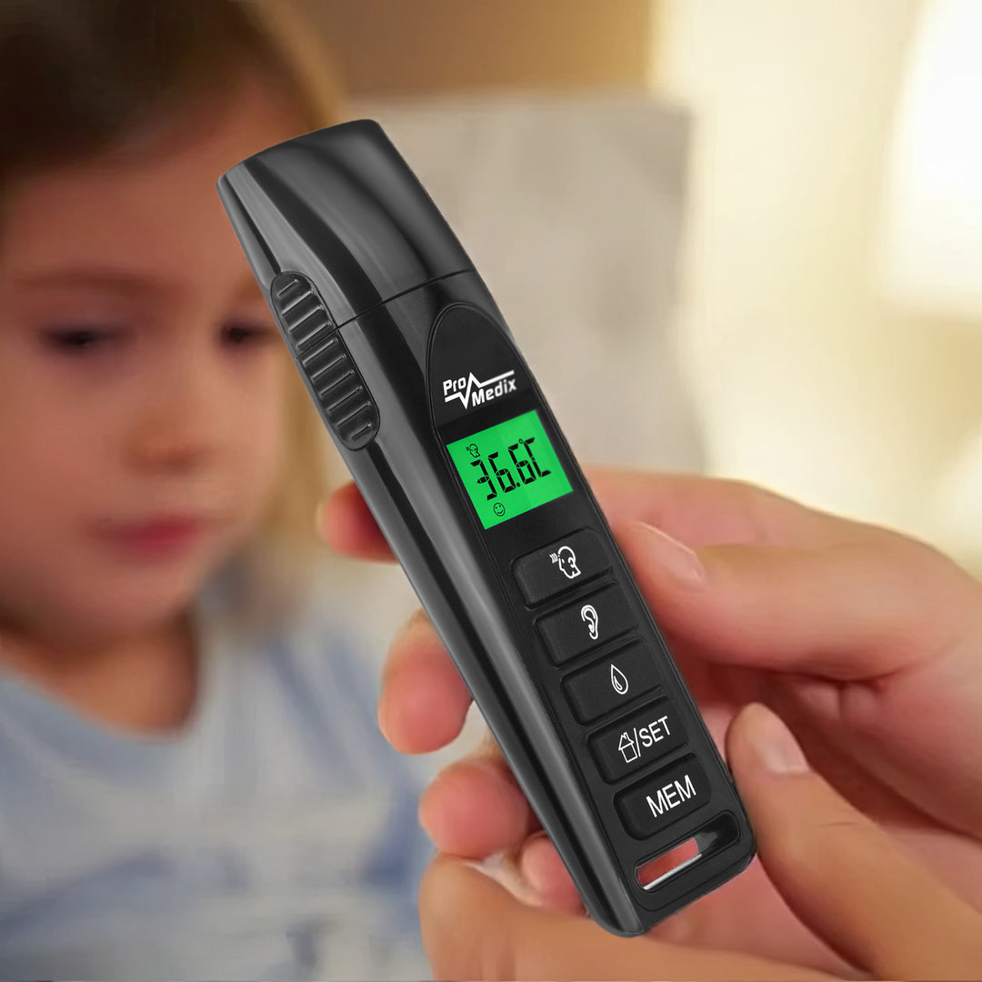 Maclean PR-638 : 4 in 1 Messung : - Stirn - Ohr - Objekt - Raum - Temperatur