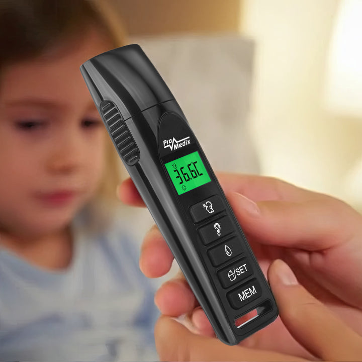 Maclean PR-638 : 4 in 1 Messung : - Stirn - Ohr - Objekt - Raum - Temperatur