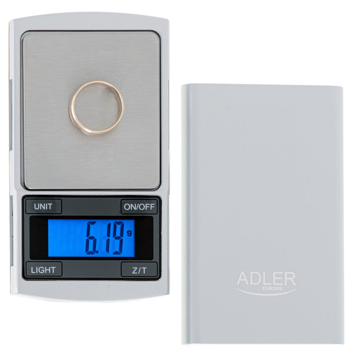 Präzisionswaage Adler, LCD-Anzeige, bis zu 100g, AD 3168