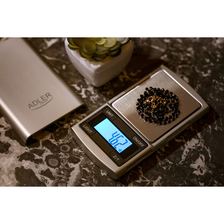 Präzisionswaage Adler, LCD-Anzeige, bis zu 100g, AD 3168