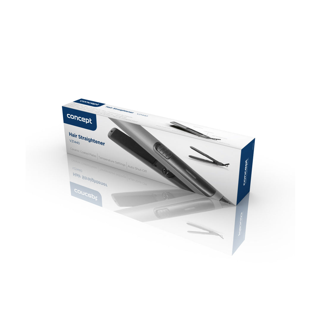 Concept Titan Care VZ1440 Haarglätter Glätteisen Temperaturregelung von 80 bis 220 ° C Keramik-Heizplatten