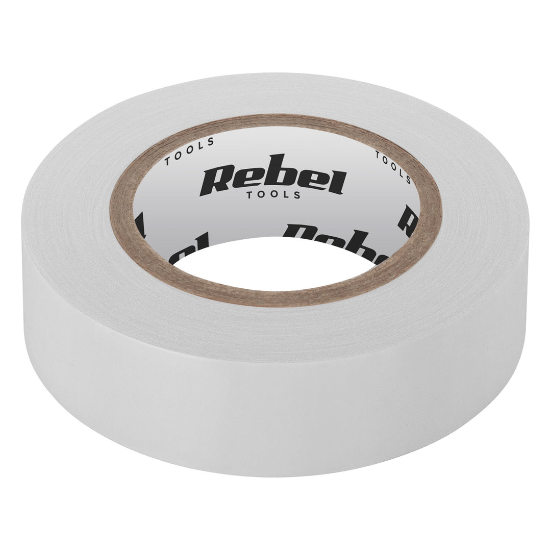 REBEL Isolierklebeband (0,13 mm x 19 mm x 20 yd) weiß