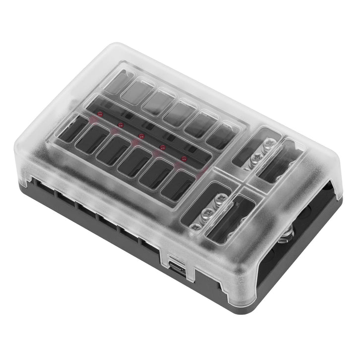 FB-12 Sicherungskasten mit negativer Schiene und LED