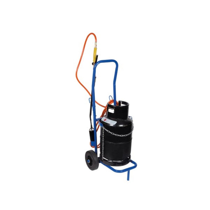 Tooland QT118 Stahl-Gasflaschenwagen bis zu 100kg blau