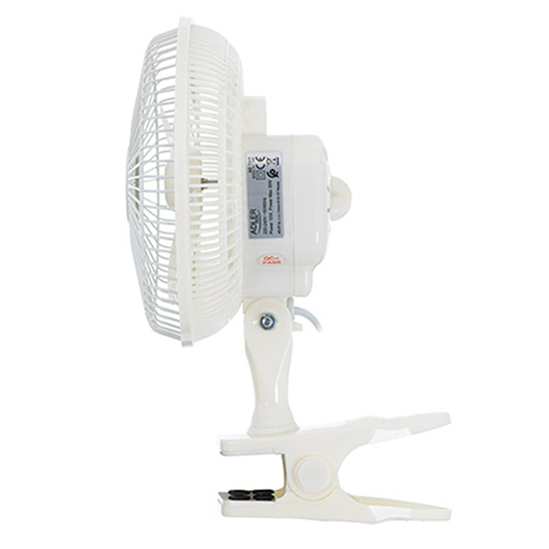 Adler AD7317 Tischventilator mit Befestigungsclip 15cm Innovativ