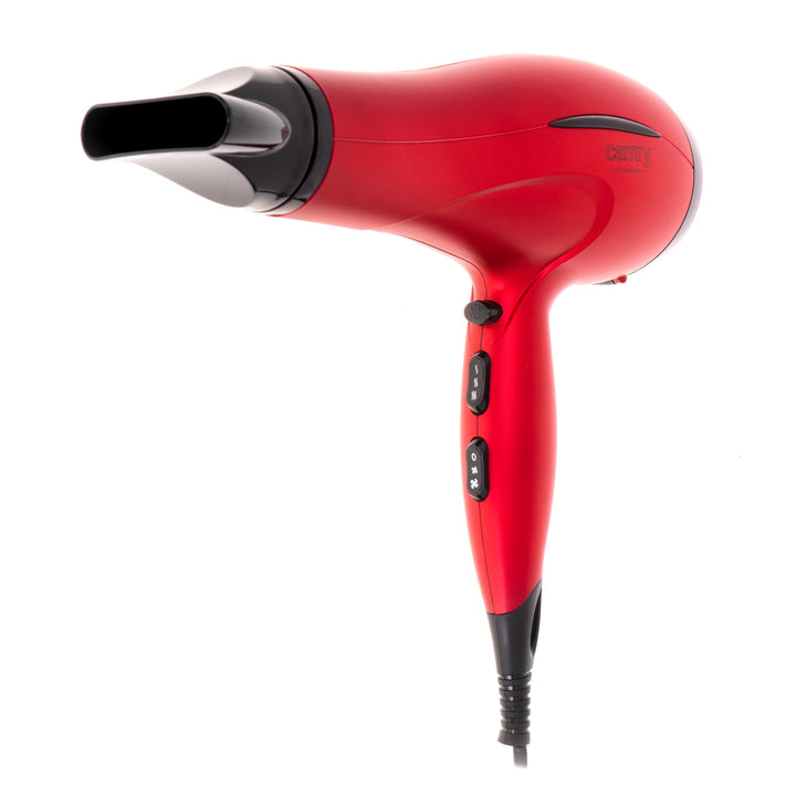 Camry Haartrockner, 2 Blasstärken, 3 Temperaturstufen, 2400W, rot, CR 2253