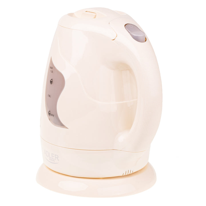 Schnurloser Wasserkocher Adler, 850W, 1L, beige, AD 08 b