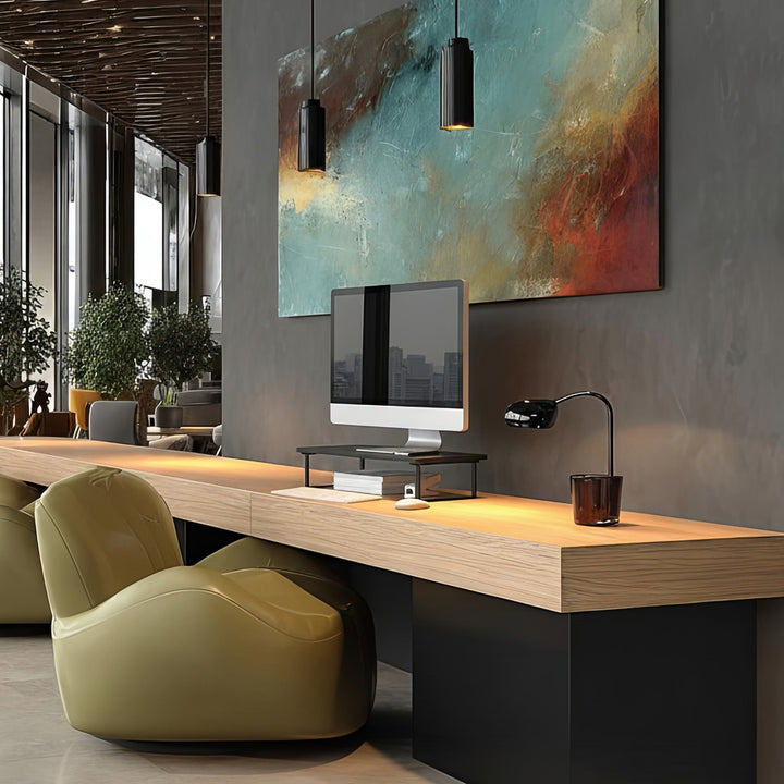 Monitorständer 13"- 32" Bildschirmerhöhung Laptopständer Schreibtischaufsatz Bildschirm Ständer bis 20kg 50x26x12.2cm