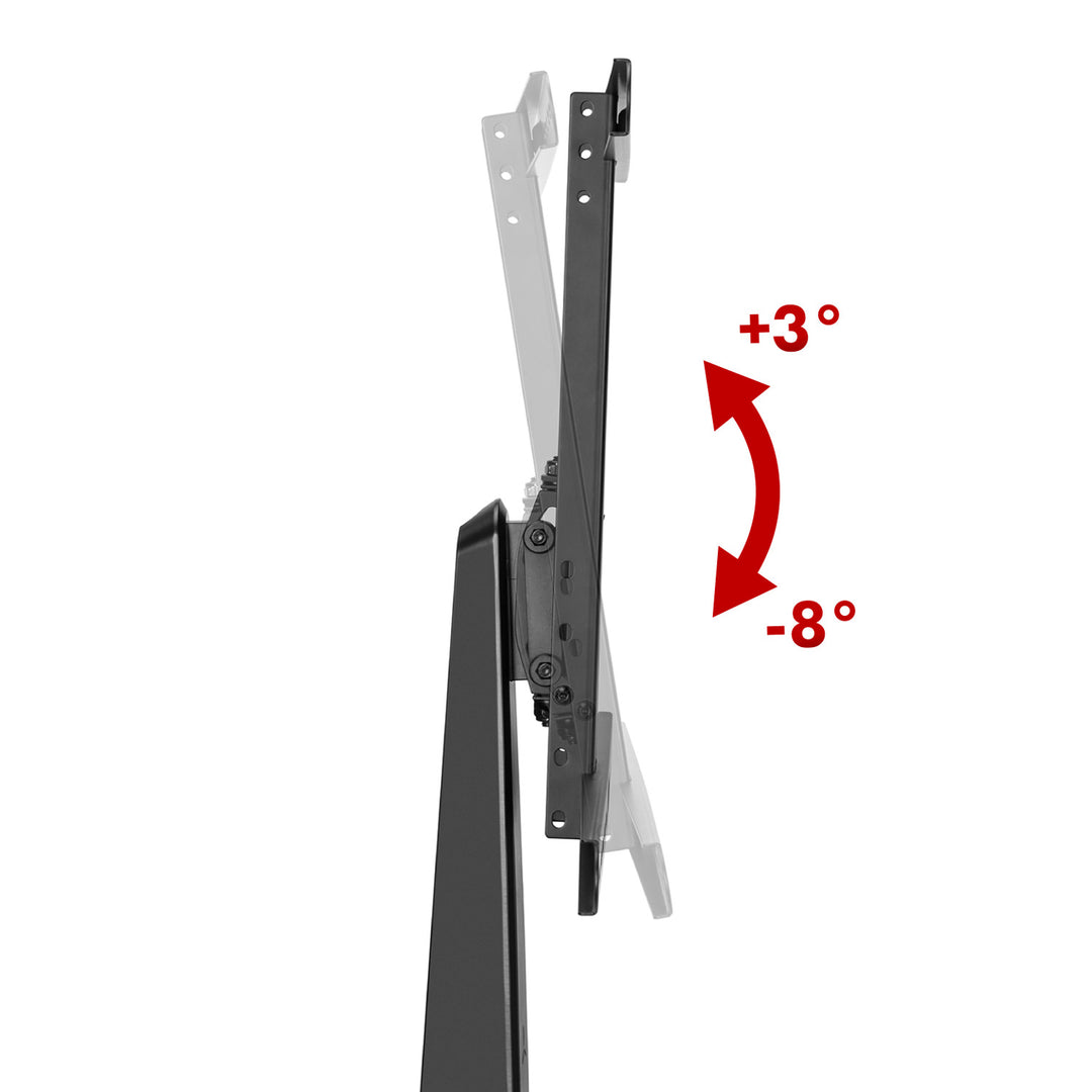 Gaming Monitorständer Monitorhalterung TV-Halterung Standfuß 32-55" RGB LED-Beleuchtung Höhenverstellbar Schwenkbar Neigbar max VESA 400x400, max. 40kg